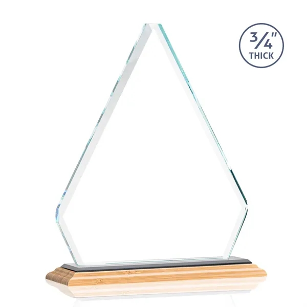 Fyreside VividPrint™ Award on Bamboo Base - Black... from ASI 84592 St Regis Group / St Regis