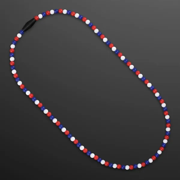 Patriotic Beads with Breakaway Clasp (NON-Light Up); Blank Pricing... from ASI 34194 ALightPromos