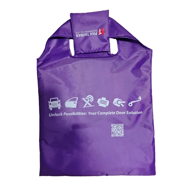 Large capacity 210D oxford foldable tote bag + 1 color silkscreen... from ASI 37218 Athena Promo (tm)