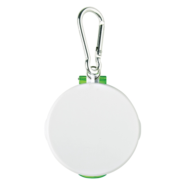 Plastic travel case with carabiner and 4-in-1 charging cables. Compatible w/... from ASI 61125 Hit Promotional Products / Hit®