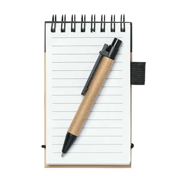 Recycled notebook and pen combo 3" wide x 5" high with... from ASI 84592 St Regis Group