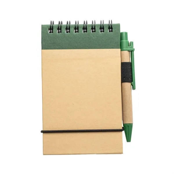 Recycled notebook and pen combo 3" wide x 5" high with... from ASI 84592 St Regis Group