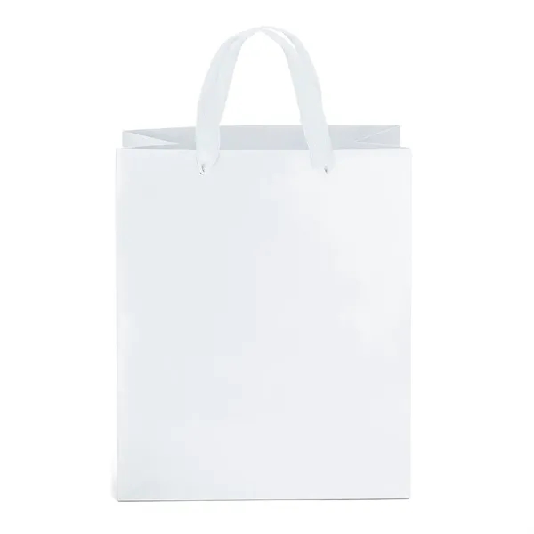 Premium-weight gloss-laminated Eurotote with 14" long woven handles and reinforced fold-over... from ASI 37940 Bag Makers Inc