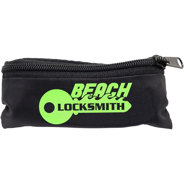 4" x 2" key sized wrist pack with zipper closure and... from ASI 31260 AdCapitol