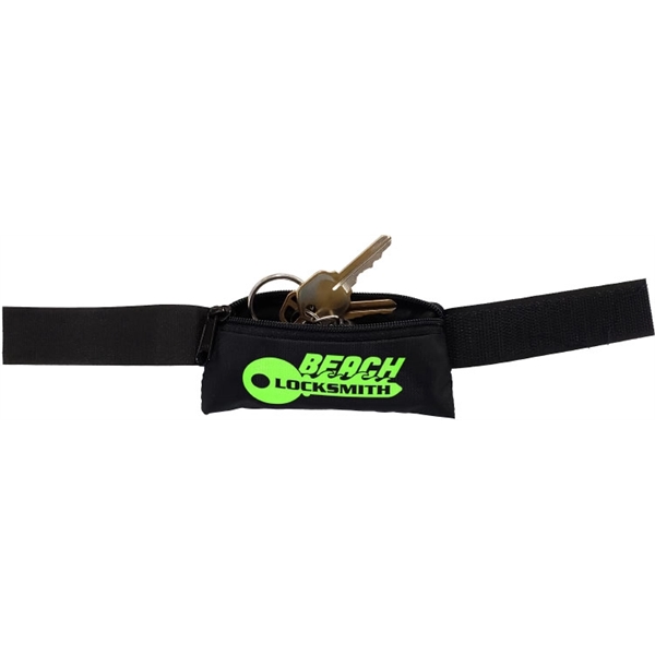 4" x 2" key sized wrist pack with zipper closure and... from ASI 31260 AdCapitol