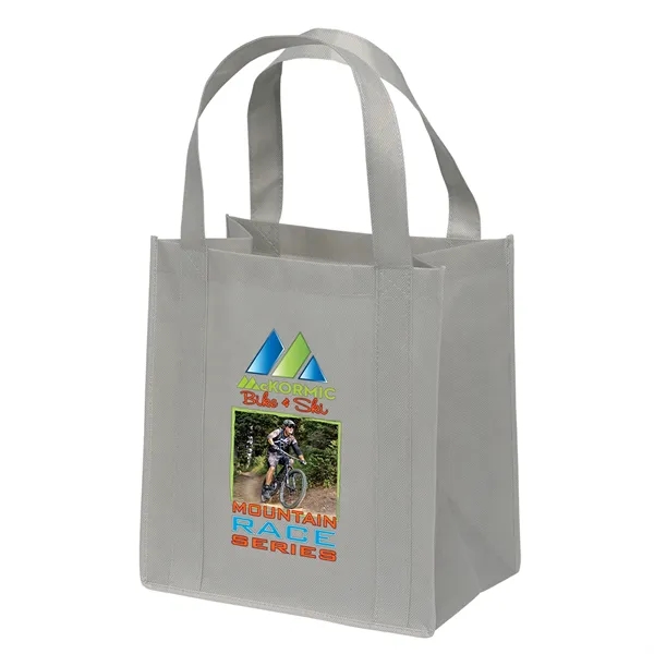 Non-Woven Polypropylene grocery tote with dual reinforced handles.... from ASI 37940 Bag Makers Inc