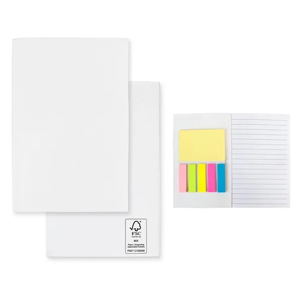 4" X 6" Perfect Paper Cover Sticky Note Book... from ASI 30208 A P Specialties / AP Specialties