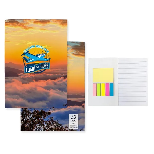 5" x 7" Perfect Paper Cover Sticky Notebook... from ASI 30208 A P Specialties / AP Specialties