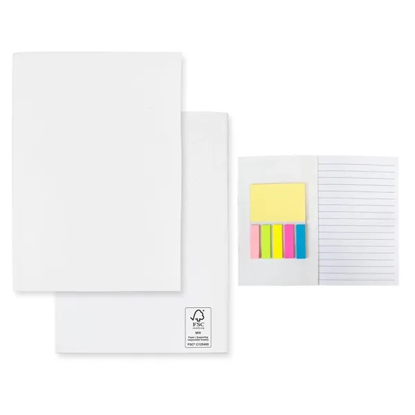 5" x 7" Perfect Paper Cover Sticky Notebook... from ASI 30208 A P Specialties / AP Specialties
