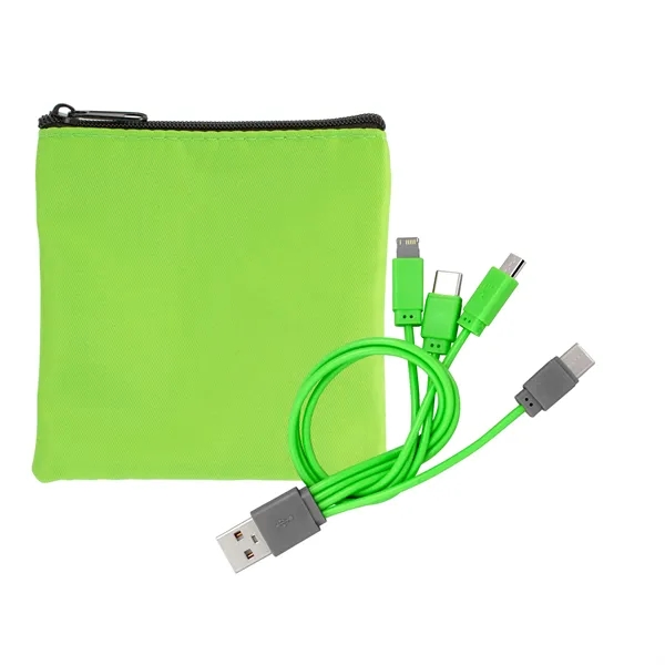 Colorful RPET Cable Pouch... from ASI 30208 A P Specialties / AP Specialties