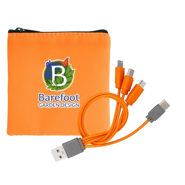 Colorful RPET Cable Pouch... from ASI 30208 A P Specialties / AP Specialties