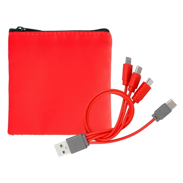 Colorful RPET Cable Pouch... from ASI 30208 A P Specialties / AP Specialties