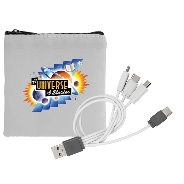 Colorful RPET Cable Pouch... from ASI 30208 A P Specialties / AP Specialties