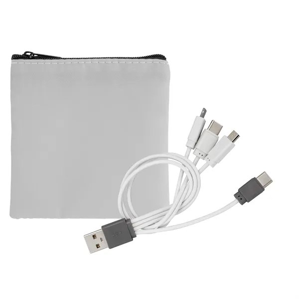 Colorful RPET Cable Pouch... from ASI 30208 A P Specialties / AP Specialties