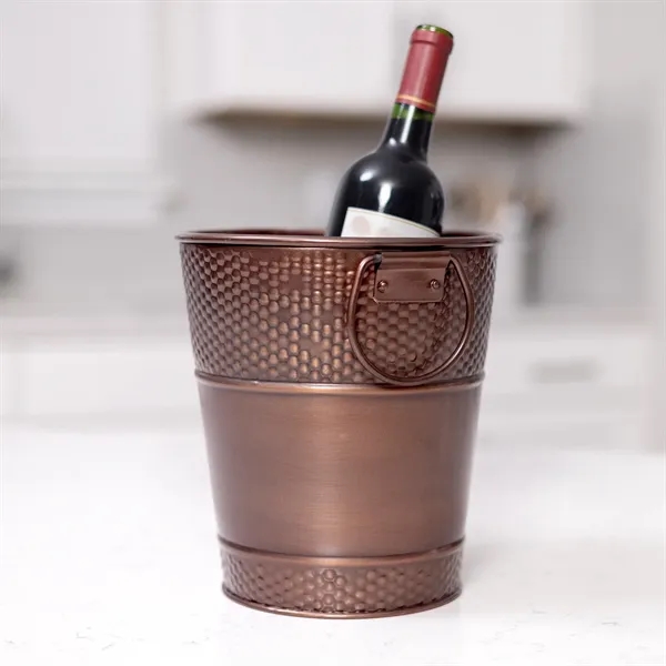 Copper Berkshire wine bucket for one or two bottles.  Elegant... from ASI 39839 BrekX