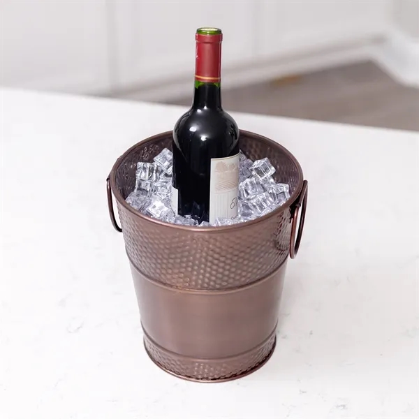 Copper Berkshire wine bucket for one or two bottles.  Elegant... from ASI 39839 BrekX