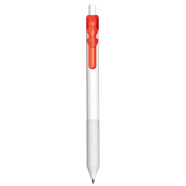 Alamo™ Prime medium point retractable style pen with a co-molded soft... from ASI 82498 RiteLine LLC