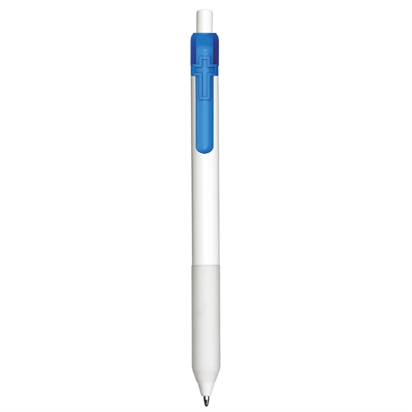Alamo™ Prime medium point retractable style pen with a co-molded soft... from ASI 82498 RiteLine LLC