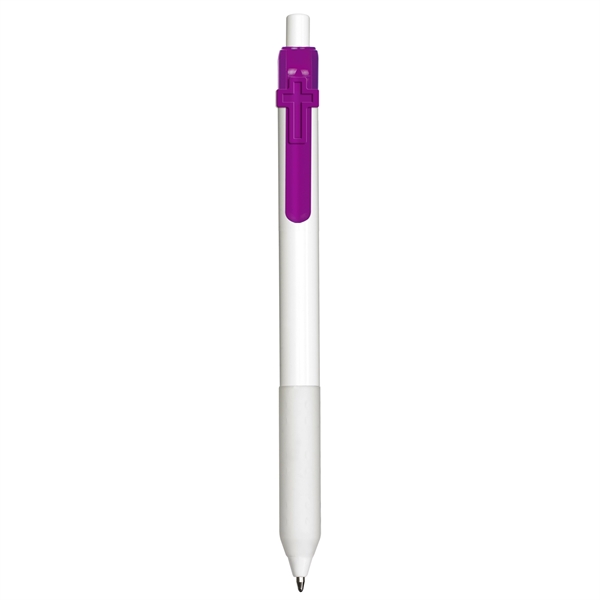Alamo™ Prime medium point retractable style pen with a co-molded soft... from ASI 82498 RiteLine LLC