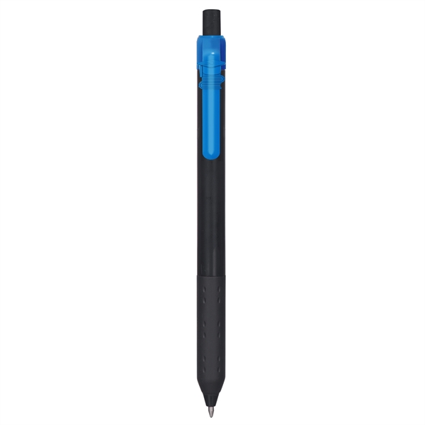 Alamo™ Onyx retractable style metallic pen with a co-molded soft grip.... from ASI 82498 RiteLine LLC