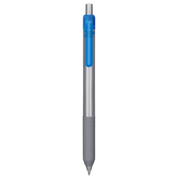 Alamo™ retractable style metallic pen with a co-molded soft grip.... from ASI 82498 RiteLine LLC