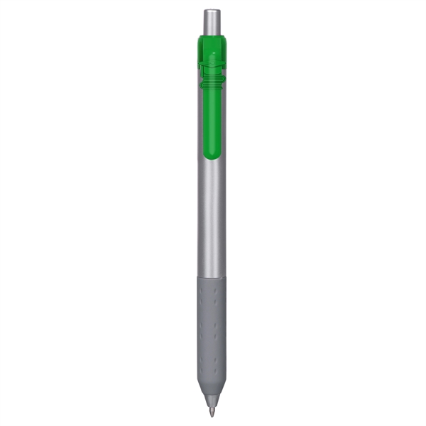 Alamo™ retractable style metallic pen with a co-molded soft grip.... from ASI 82498 RiteLine LLC
