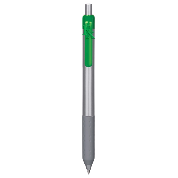 Alamo™ retractable style metallic pen with a co-molded soft grip.... from ASI 82498 RiteLine LLC