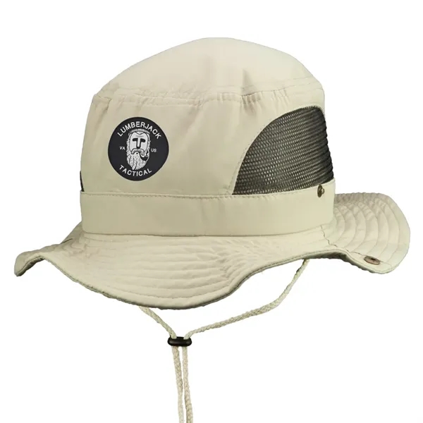 Bucket hat made from polyester with mesh sides... from ASI 39552 BEL Promo