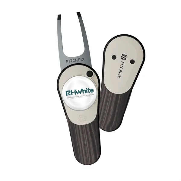 Dtainless steel and ABS golf divot fixer tool with removable ball... from ASI 52263 EMT