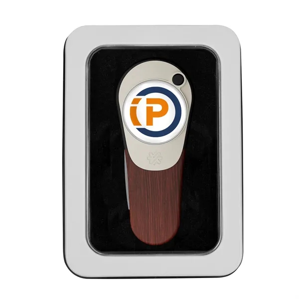 Steel and ABS golf divot repair tool with removable marker in... from ASI 52263 EMT