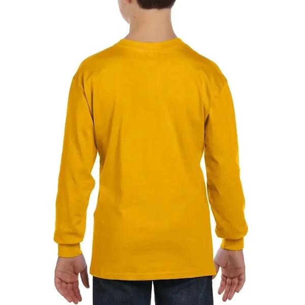 Youth long-sleeved t-shirt made with 100% pre-shrunk cotton.... from ASI 39552 BEL Promo