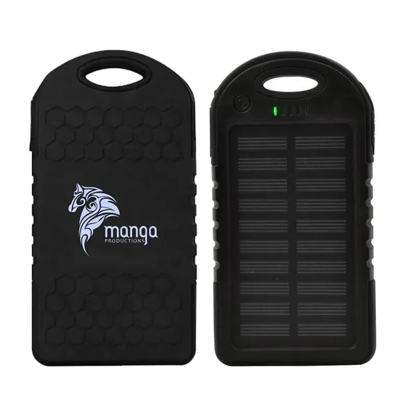 4000mAh Power Bank with Waterproof Design and Solar Panel... from ASI 31517 Admart Products / Admart Line