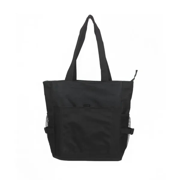 Polyester deluxe zipper tote bag.... from ASI 31517 Admart Products / Admart Line