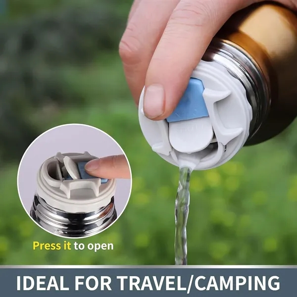 17 oz Bullet Water Bottle with Copper Lining made with 18/8... from ASI 68190 Lungsal / Lungsal