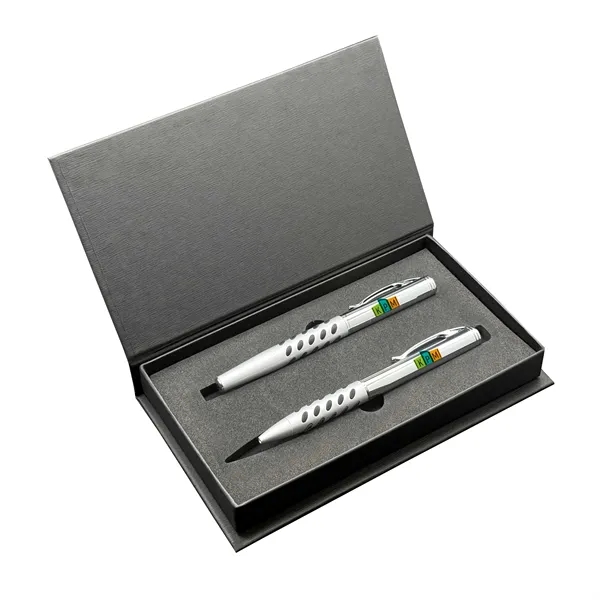 GS double pen box with Alps ballpoint and rollerball gel pens.... from ASI 68190 Lungsal / Lungsal