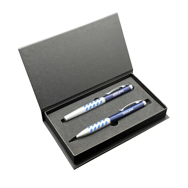 GS double pen box with Alps ballpoint and rollerball gel pens.... from ASI 68190 Lungsal / Lungsal