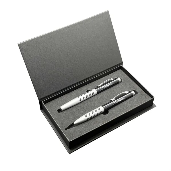 GS double pen box with Alps ballpoint and rollerball gel pens.... from ASI 68190 Lungsal / Lungsal