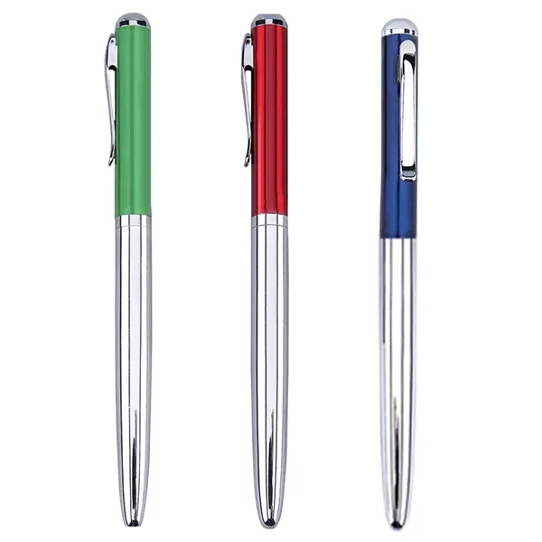 Cap-off roller ball pen with translucent color cap.... from ASI 31517 Admart Products / Admart Line