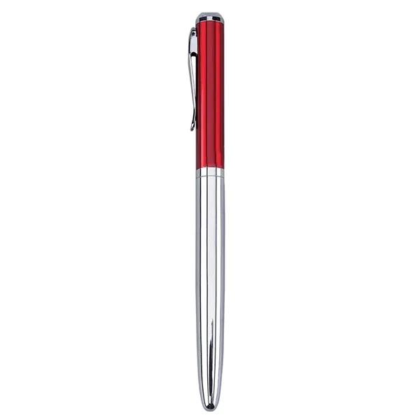 Cap-off roller ball pen with translucent color cap.... from ASI 31517 Admart Products / Admart Line