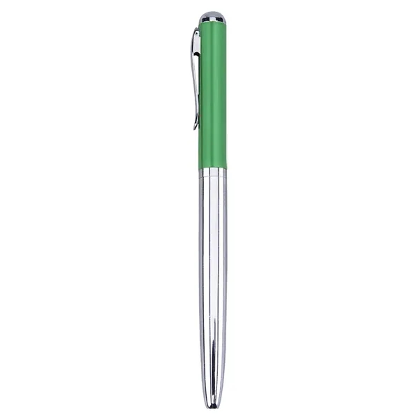 Cap-off roller ball pen with translucent color cap.... from ASI 31517 Admart Products / Admart Line