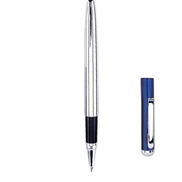 Cap-off roller ball pen with translucent color cap.... from ASI 31517 Admart Products / Admart Line