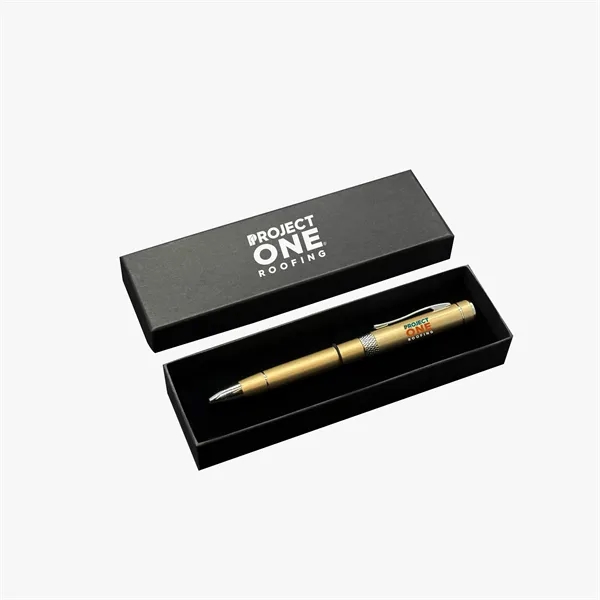 Pen gift box with Alexander aluminum ballpoint pen.... from ASI 68190 Lungsal / Lungsal