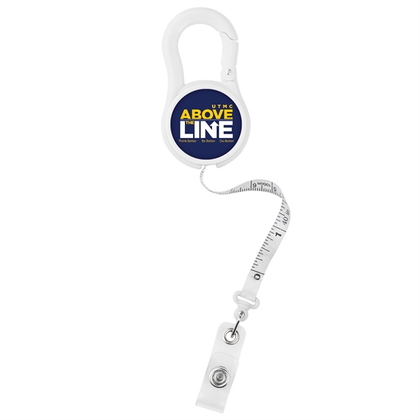 Carabiner Badge Reel with measuring tape cord.... from ASI 49470 DEVARA
