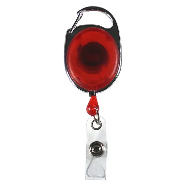 30" retractable, carabiner-style badge reel made from ABS plastic.... from ASI 62660 Innovation Line