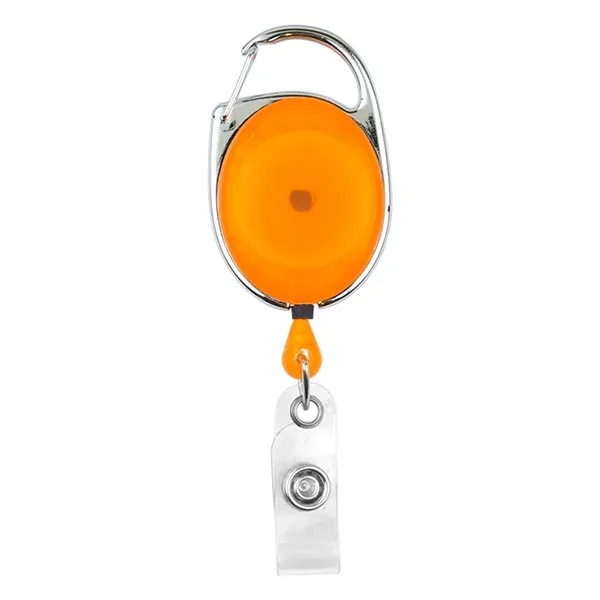 30" retractable, carabiner-style badge reel made from ABS plastic.... from ASI 62660 Innovation Line
