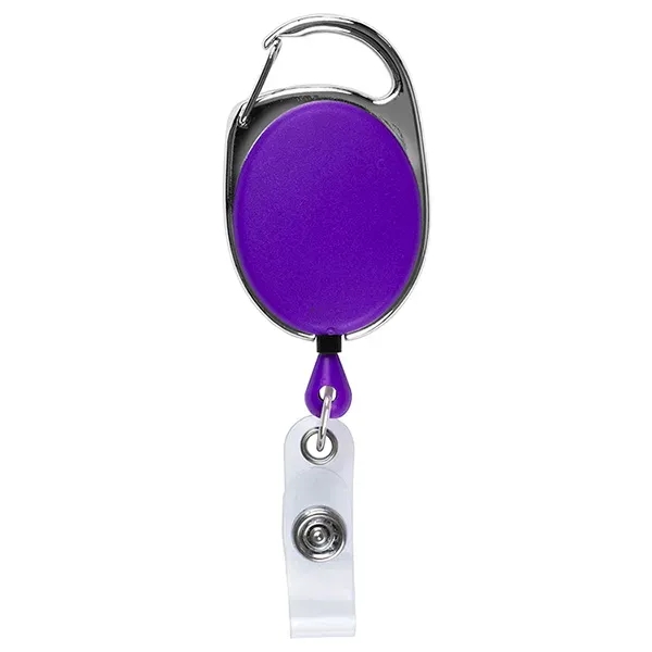 30" retractable, carabiner-style badge reel made from ABS plastic.... from ASI 62660 Innovation Line