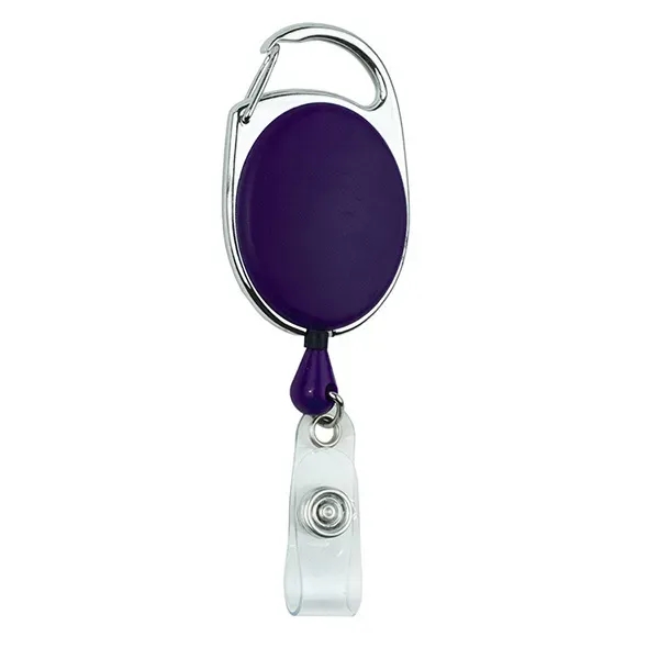 30" retractable, carabiner-style badge reel made from ABS plastic.... from ASI 62660 Innovation Line