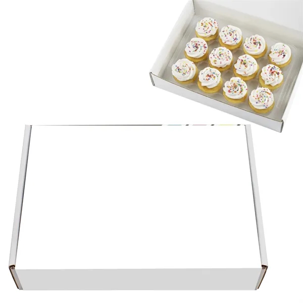 Signature Bite-Size Vanilla Cupcake Collection includes 12 cupcakes, each crafted with... from ASI 71685 Midnite Snax®