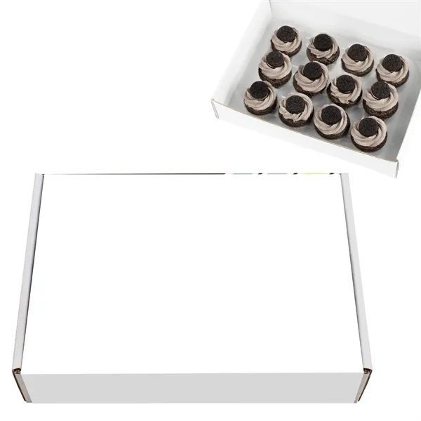 Signature Bite-Size Chocolate Cookies & Cream Cupcake Collection includes 12 cupcakes.... from ASI 71685 Midnite Snax®