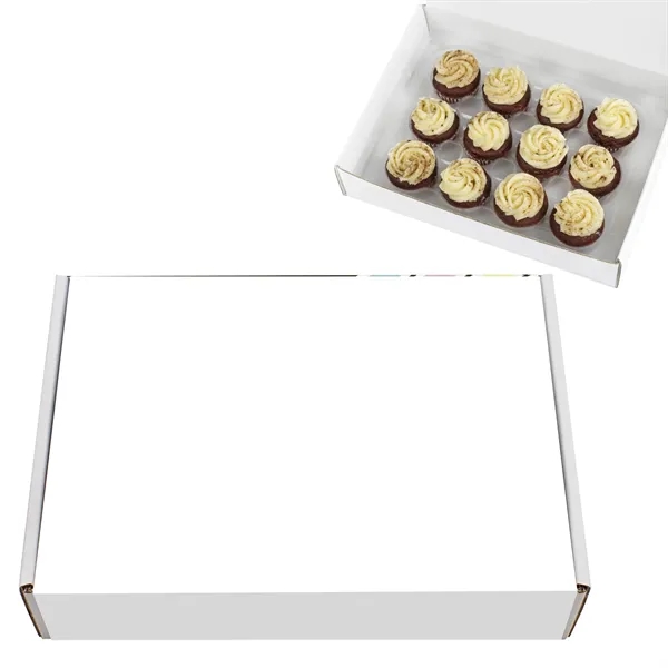 Signature Bite-Size Red Velvet Cupcake Collection includes 12 cupcakes, each crafted... from ASI 71685 Midnite Snax®